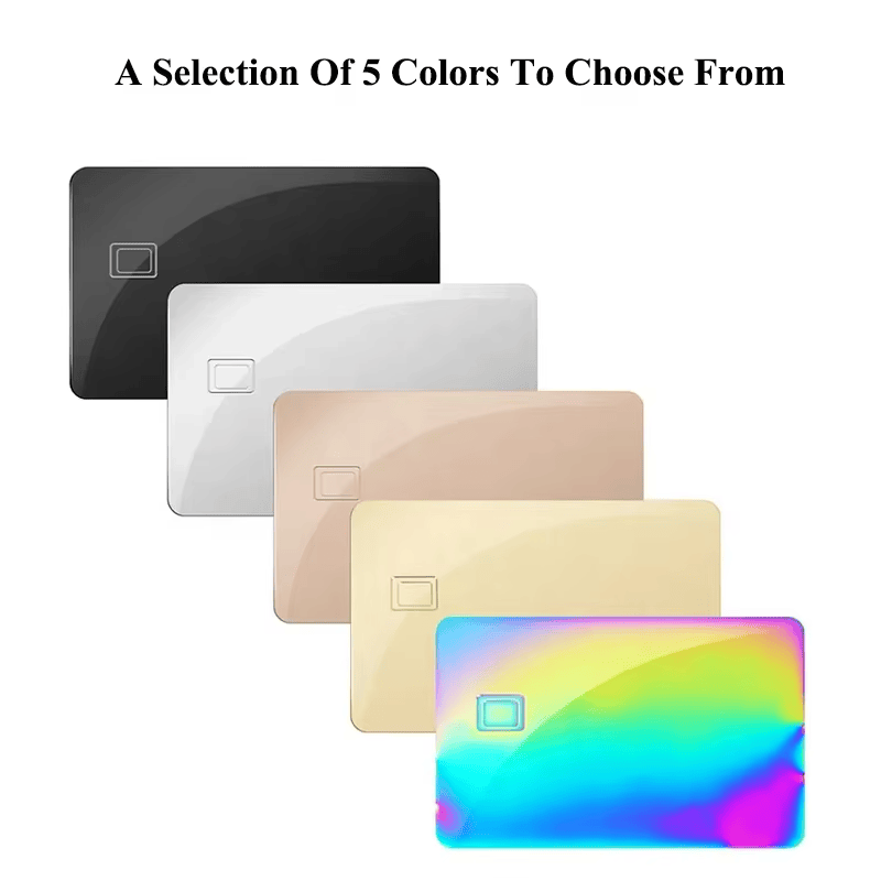 Carduri IC metalice personalizate pentru controlul securizat al accesului Fotografie a produsului care arată corpul metalic durabil din categoria Carduri IC cu contact cu metal.