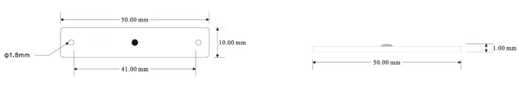 Etichetă RFID PCB pe metal pentru active industriale cu finisaj periat, destinată soluțiilor RFID PCB pe metal.