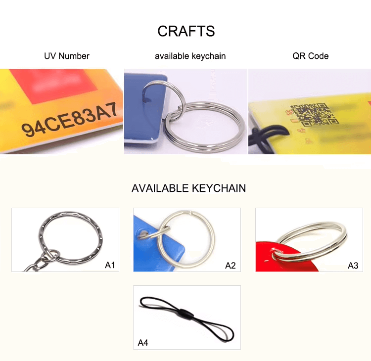 Brelocuri RFID epoxidice personalizate pentru membri și acces, prezentate cu imprimare personalizată pentru cumpărători care compară soluții Epoxy RFID Key Fobs.