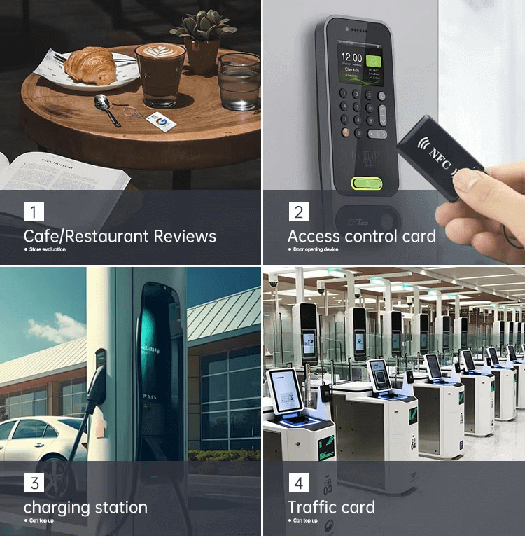Brelocuri RFID epoxidice personalizate pentru membri și acces, fotografie de produs care arată scanarea contactless în categoria Epoxy RFID Key Fobs.