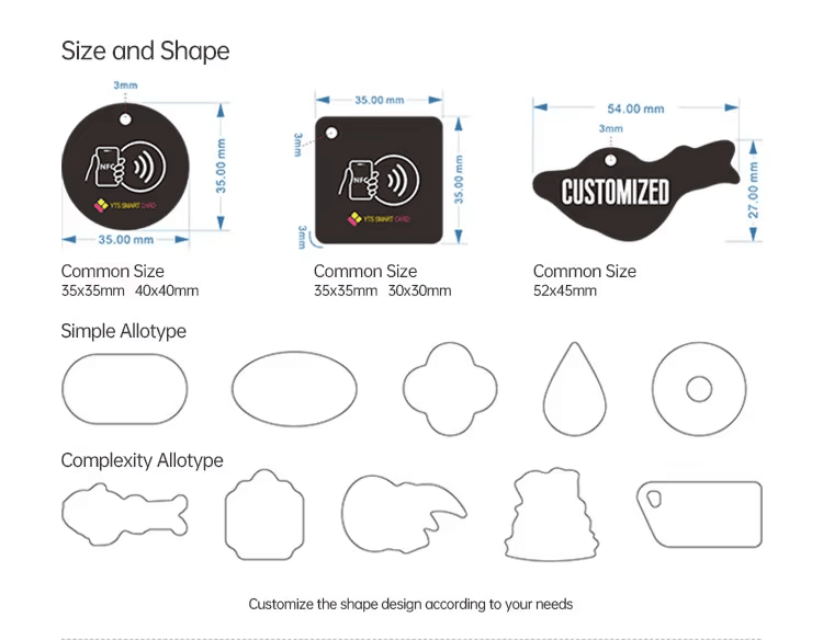 Brelocuri RFID epoxidice personalizate pentru membri și acces, prezentate cu funcție de control acces securizat pentru cumpărători care compară soluții Epoxy RFID Key Fobs.