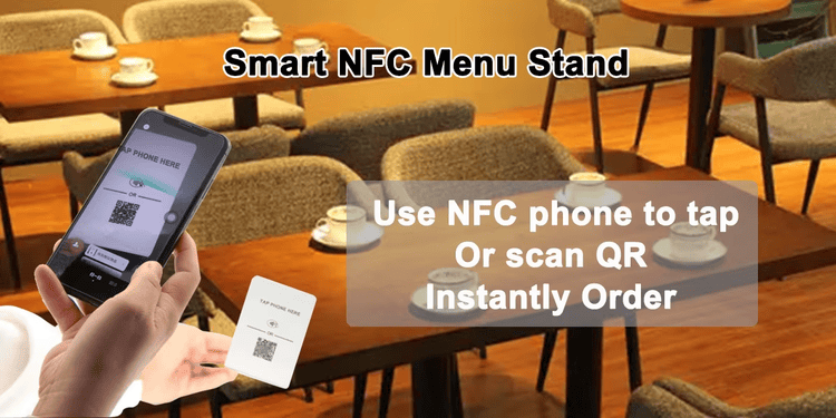 Suporturi NFC de tejghea prezentate dintr-o perspectivă clară de scanare contactless pentru aplicații cu NFC Stands.