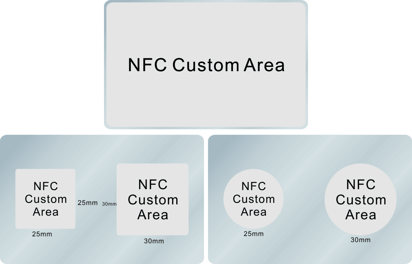 Cărți de vizită NFC metalice personalizate cu text, afișate cu accent pe corpul metalic durabil pentru proiecte de carduri metalice.