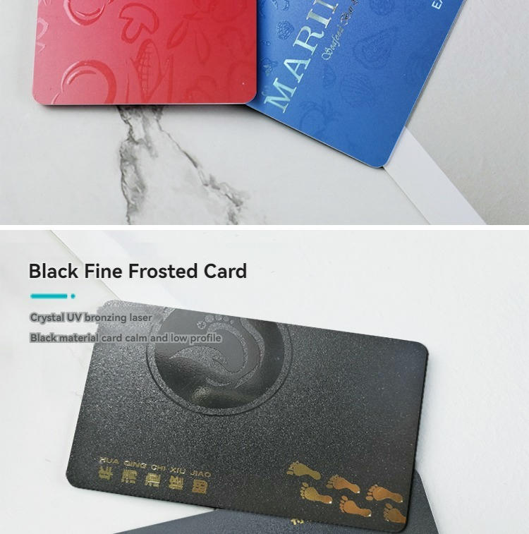 Detaliu scanare contactless pentru carduri PVC personalizate cu cip.