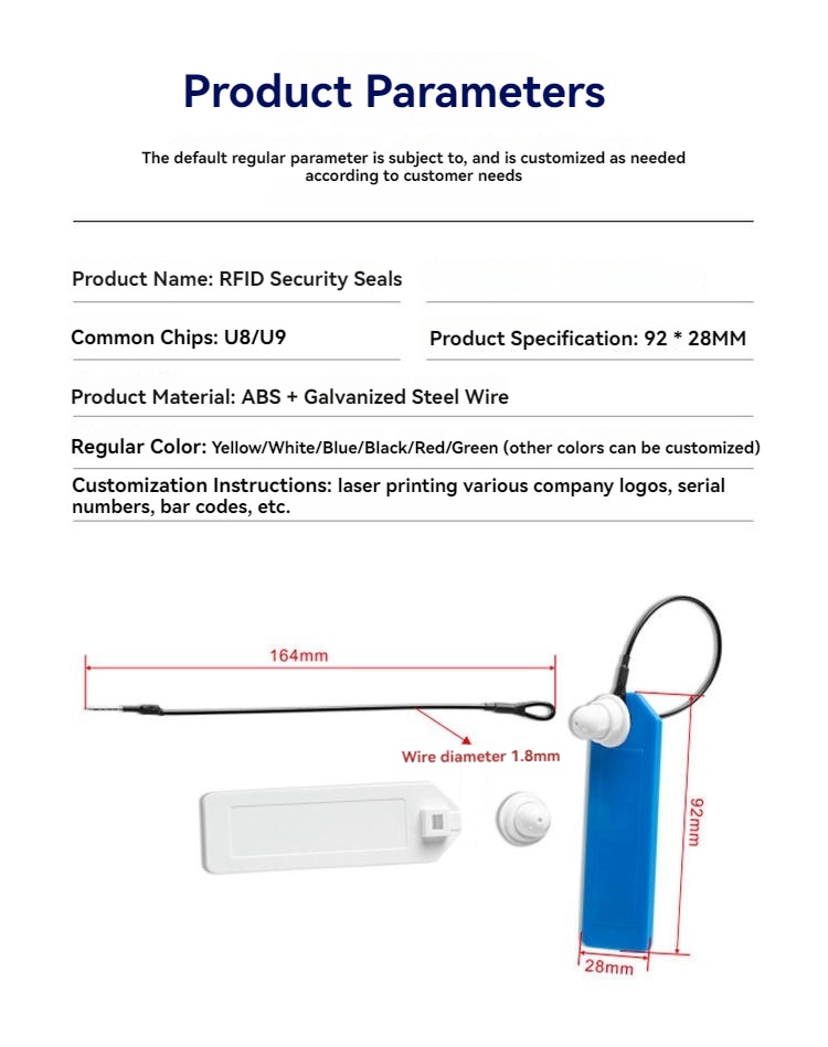 Sigilii RFID personalizate cu serie pentru urmărirea activelor prezentate din perspectiva gestionării activelor pentru aplicații cu sigilii RFID de securitate.