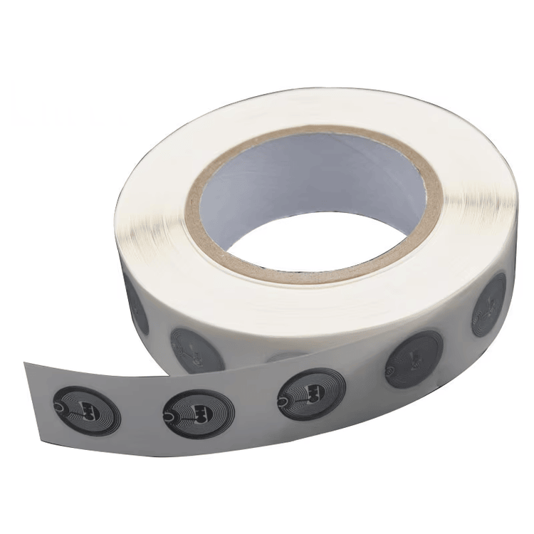 Etichete HF RFID personalizate pentru urmărirea activelor, prezentate cu imprimare de coduri de bare pentru cumpărători care compară soluții HF RFID Labels.