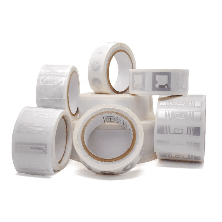 Etichete inviolabile UHF RFID pentru o fotografie a produsului pentru urmărirea securizată a activelor care arată finisajul materialului din categoria de etichete UHF RFID.