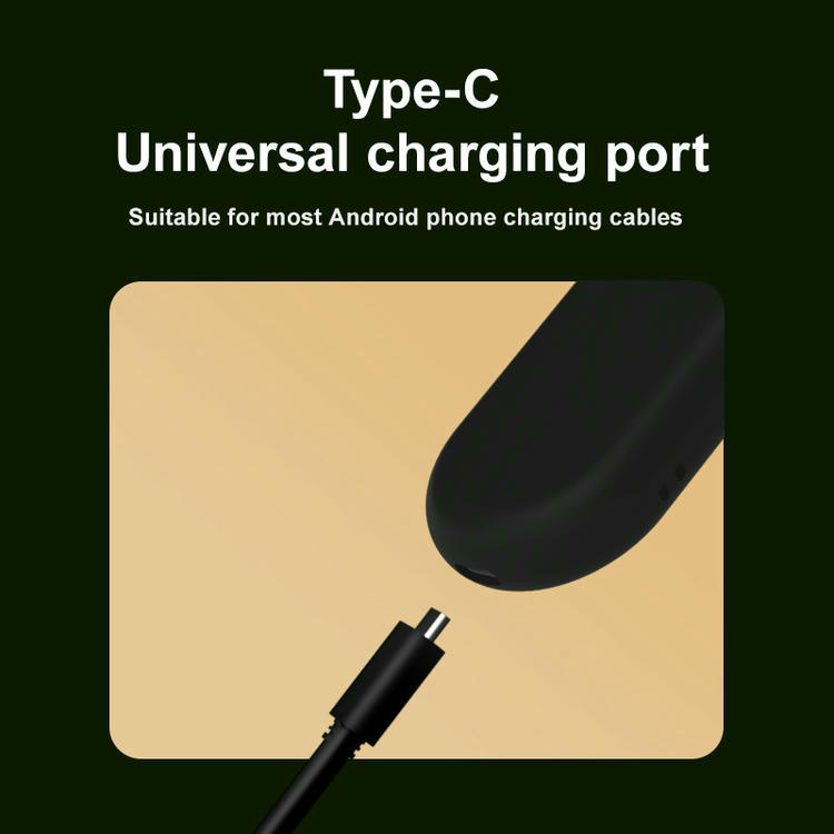 Imaginea prezintă conceptul de încărcare al cititorului portabil W91A pentru animale, cu port universal Type C și cablu compatibil.