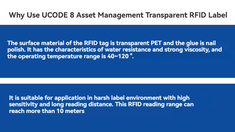 Etichete RFID UHF pentru urmărirea inventarului în depozit, afișate pentru cumpărători care compară soluții UHF RFID Labels pentru depozit.