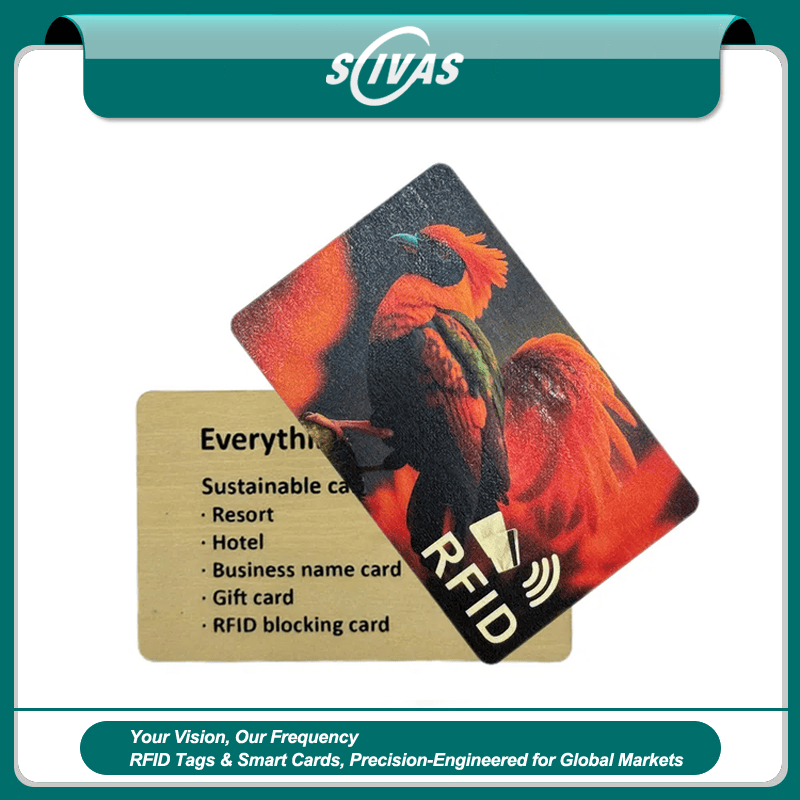Carduri RFID din bambus pentru acces hotelier