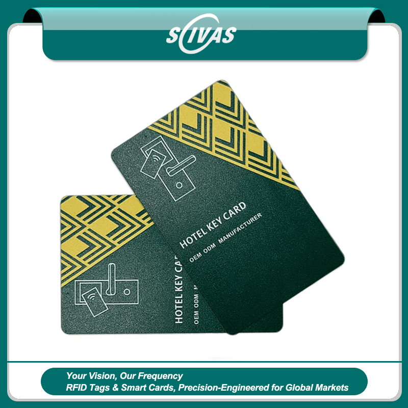 Carduri RFID din nuc negru pentru acces premium