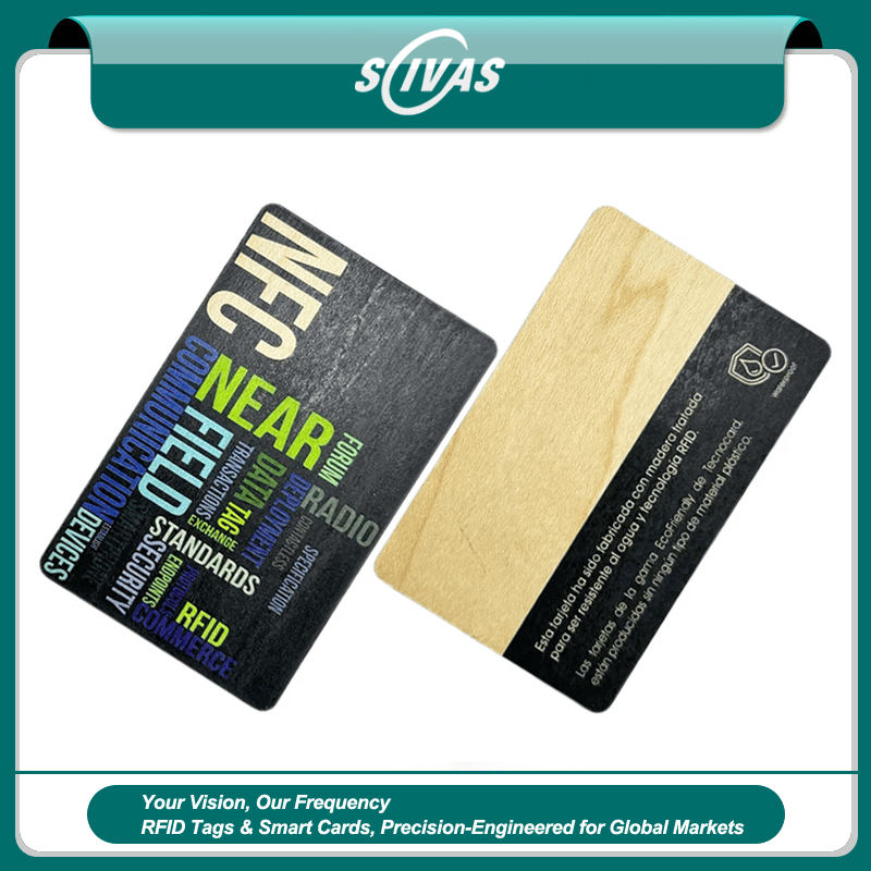 Carduri RFID din stejar pentru acces hotelier