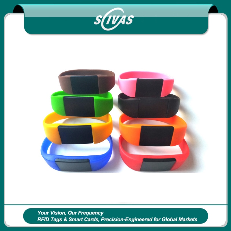 Brățări RFID din silicon cu logo personalizat