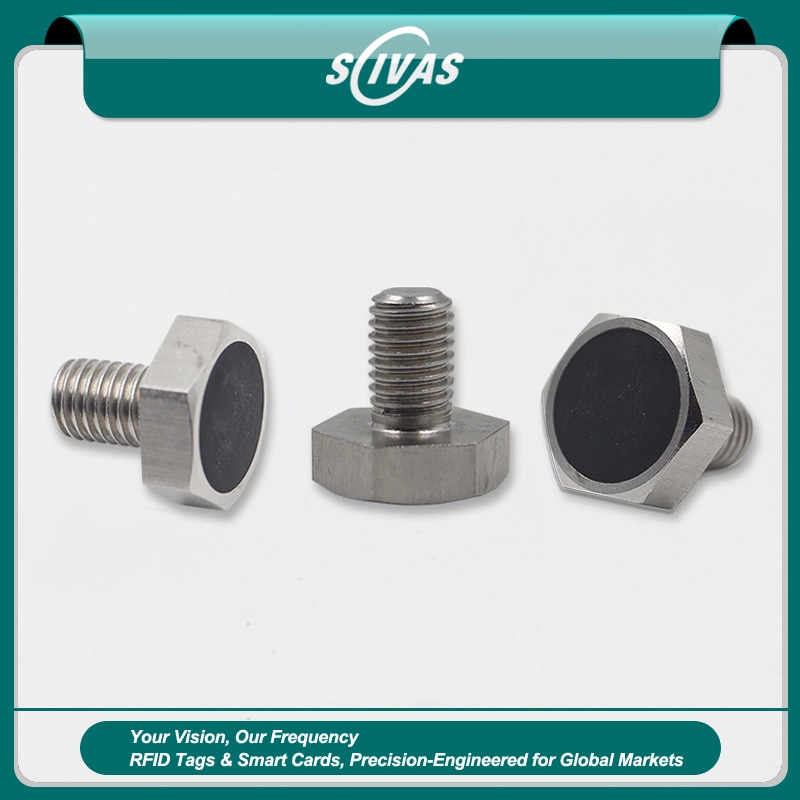 Taguri RFID ceramice tip șurub pentru active metalice