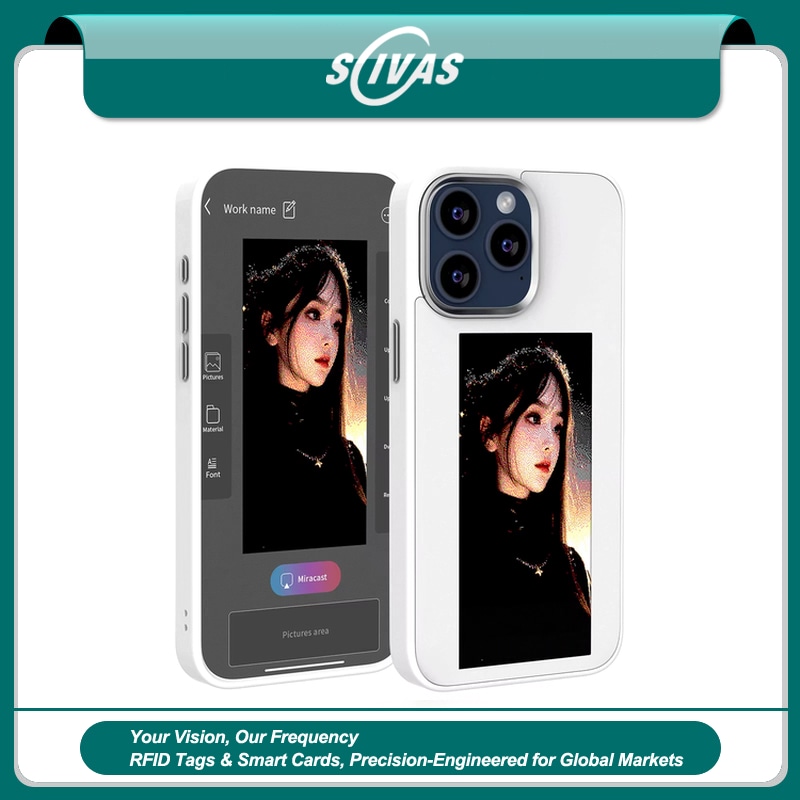 Huse NFC E-Ink personalizate pentru programe de brand