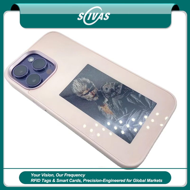 Huse NFC cu ecran E-Ink pentru conținut personalizat