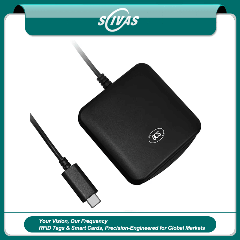 Cititor USB pentru carduri inteligente cu acces securizat