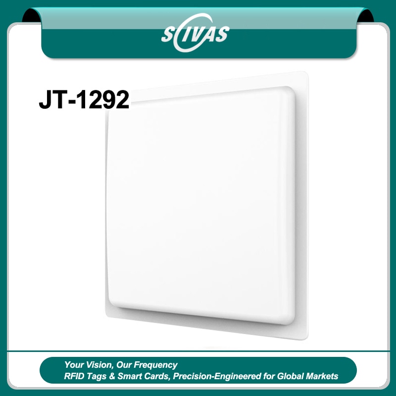 Cititorul integrat JT-1292 UHF RFID dispune de o antenă polarizată liniară cu câștig mare de 12 dBi pentru monitorizarea activelor industriale pe distanță lungă.
