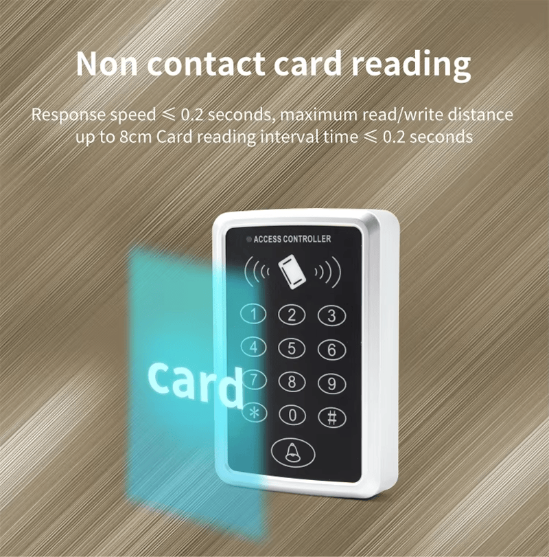 O diagramă tehnică de cablare explică modul în care cititorul de acces M40 se conectează la controlere folosind protocolul Wiegand 26 și 34.