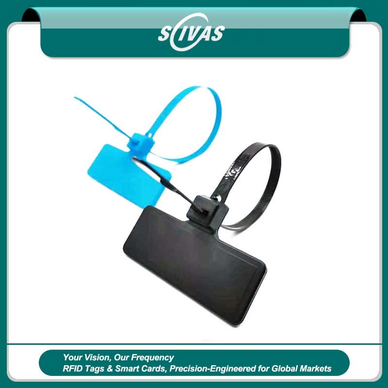 Etichete UHF RFID tip colier pentru active