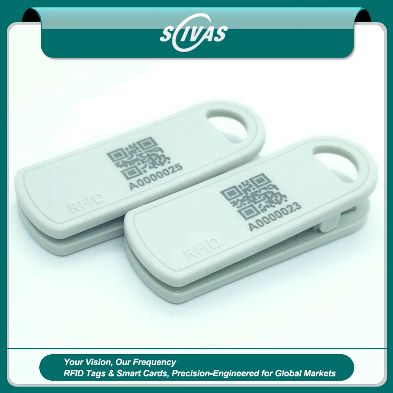 Etichete RFID cu clips pentru îmbrăcăminte și active