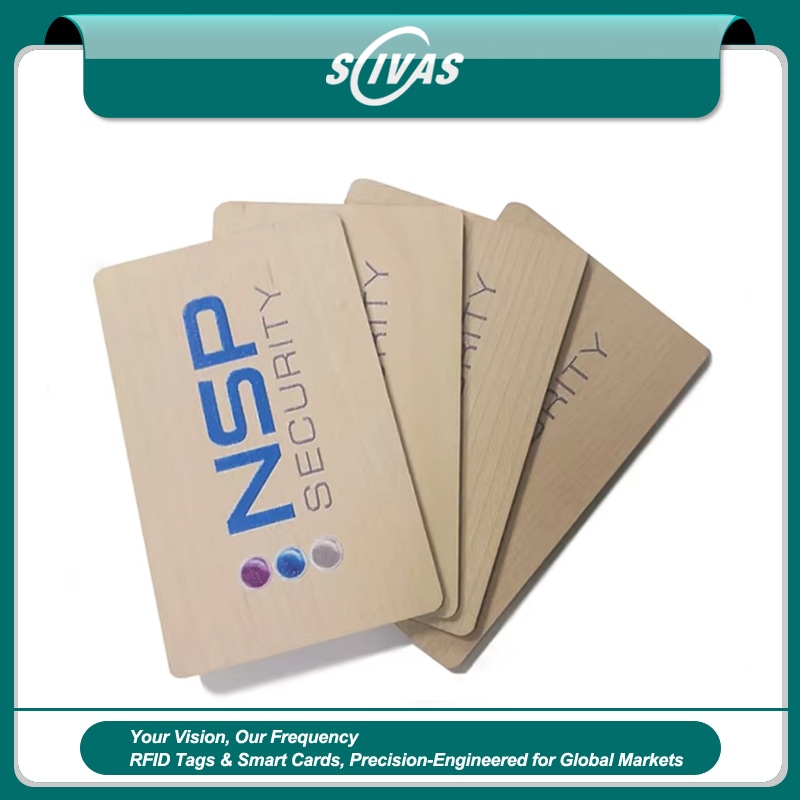 Carduri cadou RFID din lemn pentru branding inteligent