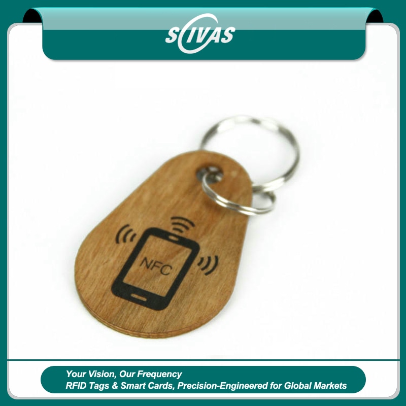 Brelocuri RFID din lemn multifrecvență pentru acces personalizat