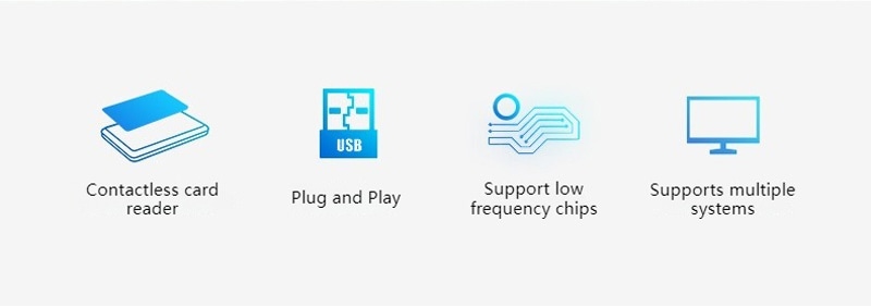 Zona neagră de proximitate a modelului R80D pentru captarea semnalului RFID LF de 125KHz
