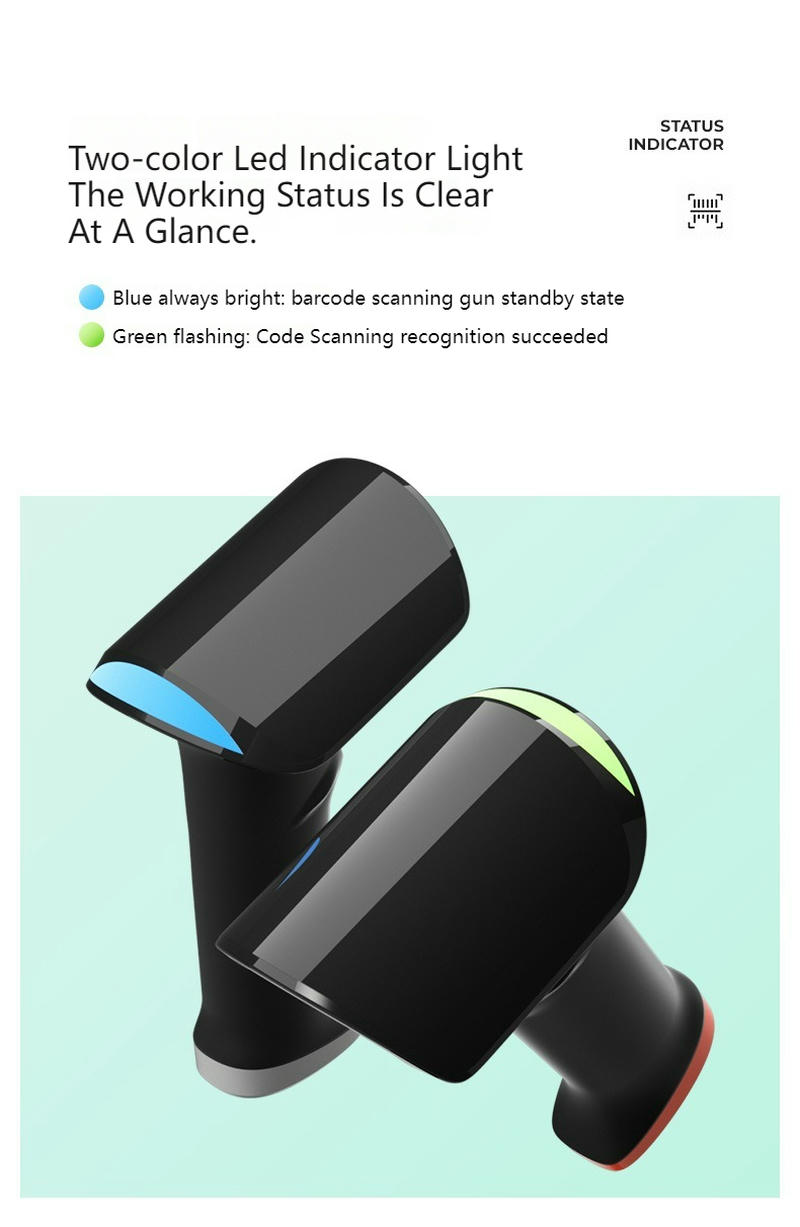 Scaner USB 2D rapid pentru casierie și sortare cu ambalaj pentru retail în proiecte cu scanere de coduri de bare 2D.