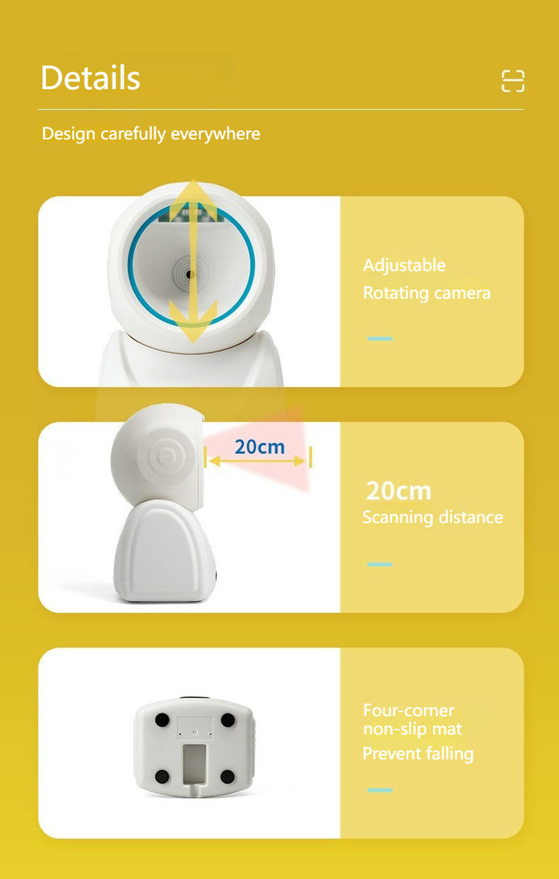 Această imagine explică funcția de rezistență la lumină ambientală a scanerului X3, care asigură scanare fiabilă chiar și în supermarketuri luminoase sau la lumină naturală.