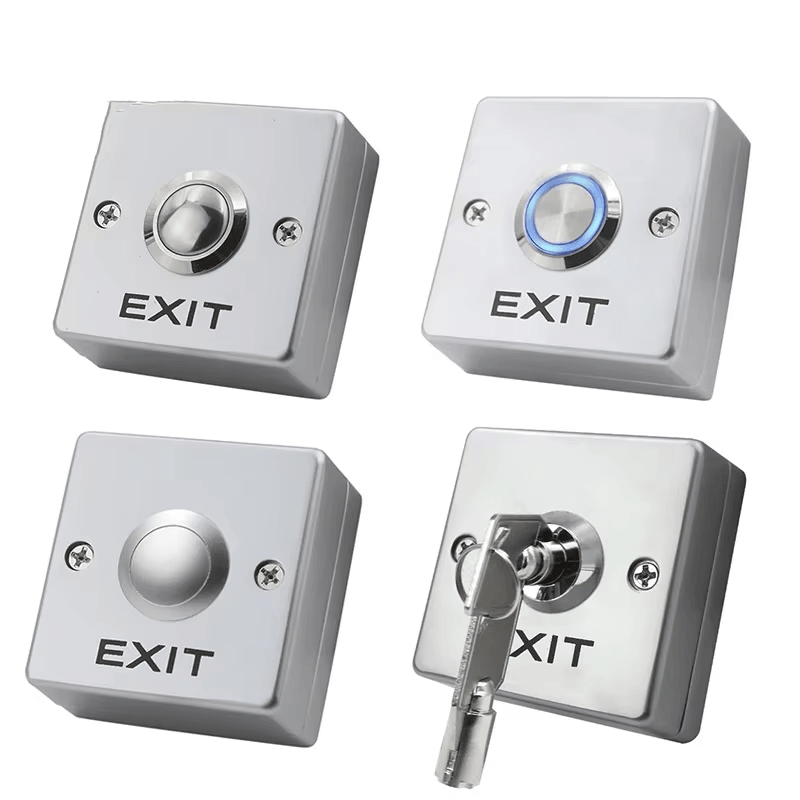 Carcasă metalică durabilă a butonului metalic de ieșire impermeabil pentru control acces.