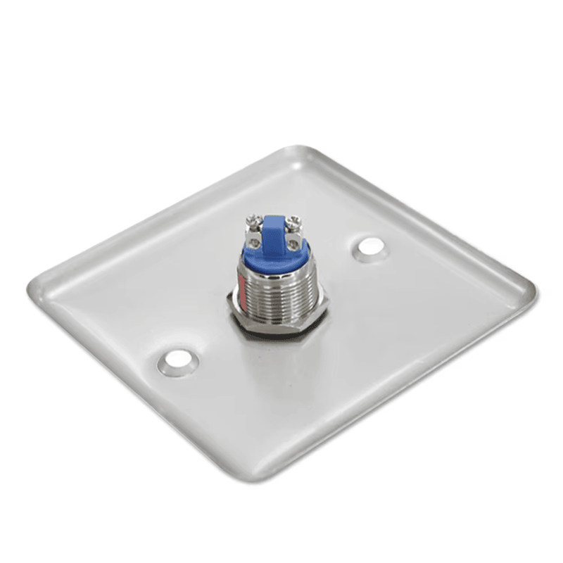 Buton de ieșire metalic rezistent la apă pentru controlul accesului fotografie a produsului care arată carcasa impermeabilă din categoria Butoane de ieșire.