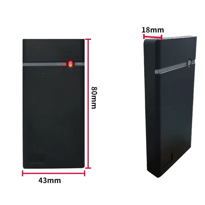 USB RFID de 125KHz Cititor de carduri pentru gestionarea ID-urilor desktop; afișat cu un indicator LED pentru cumpărătorii care compară soluțiile cititoare de acces RFID.