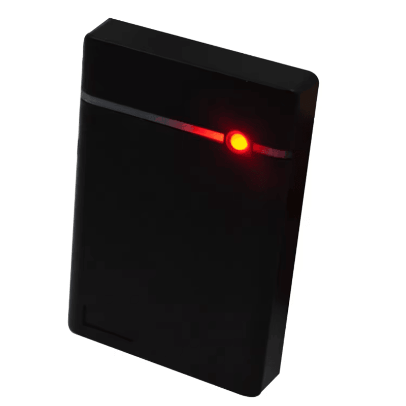 USB RFID de 125KHz Cititor de carduri pentru gestionarea ID-urilor desktop prezentat cu un design de montare pe perete pentru cumpărătorii care compară soluțiile cititoare de acces RFID.