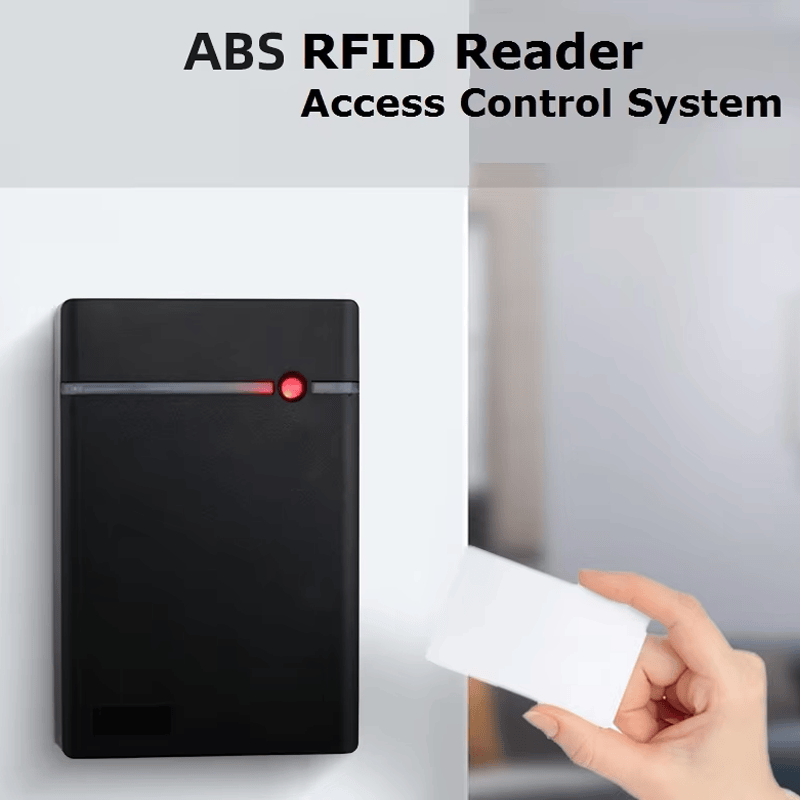 USB RFID de 125KHz Cititor de carduri pentru gestionarea ID-ului desktop; prezentat dintr-o perspectivă clară a carcasei impermeabile pentru aplicațiile cititoare de acces RFID.