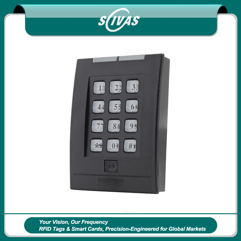 Terminal RFID autonom pentru control acces cu tastatură