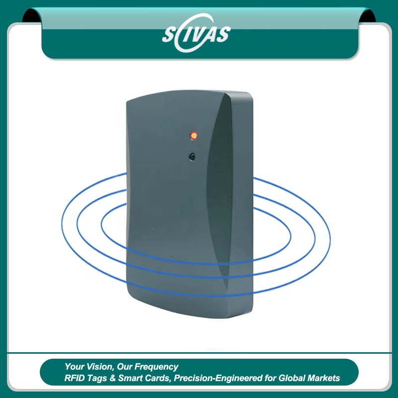 Cititor RFID 125KHz IP68 pentru control acces exterior