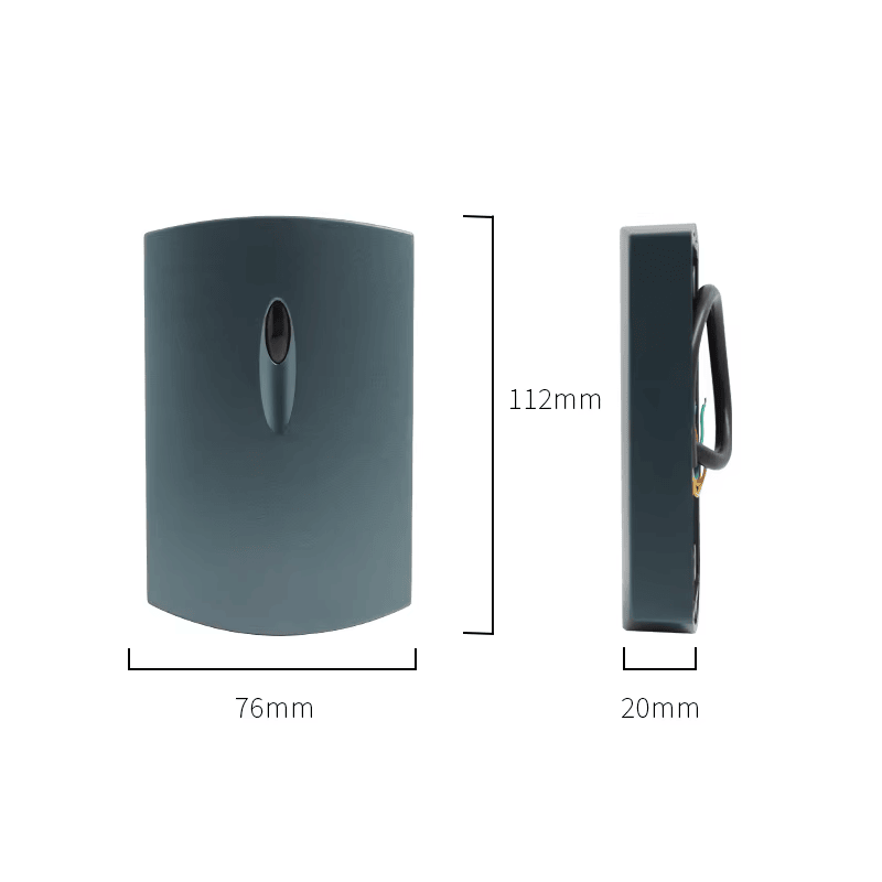 IP68 Cititor de acces pentru exterior RFID Poza produsului pentru uși securizate care arată panoul frontal al tastaturii din categoria Cititoare de acces RFID.