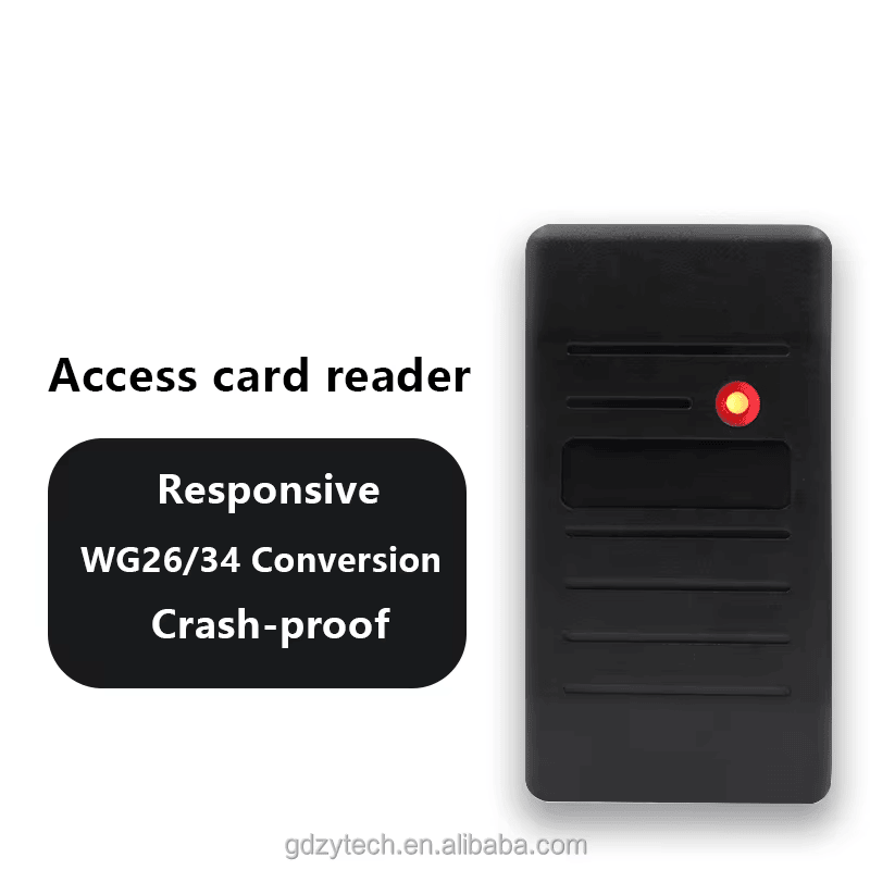 Cititor de acces RFID impermeabil la 125KHz cu RS232 afișat cu un panou frontal cu tastatură pentru cumpărătorii care compară soluțiile cititoare de acces RFID.