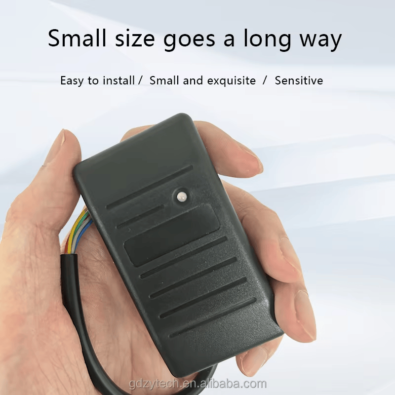 Cititor de acces RFID impermeabil la 125KHz cu fotografie a produsului RS232 care arată terminalul de cablare din categoria Cititoare de acces RFID.