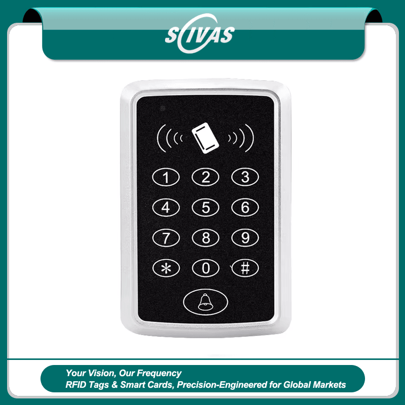 Controler RFID impermeabil cu tastatură pentru uși