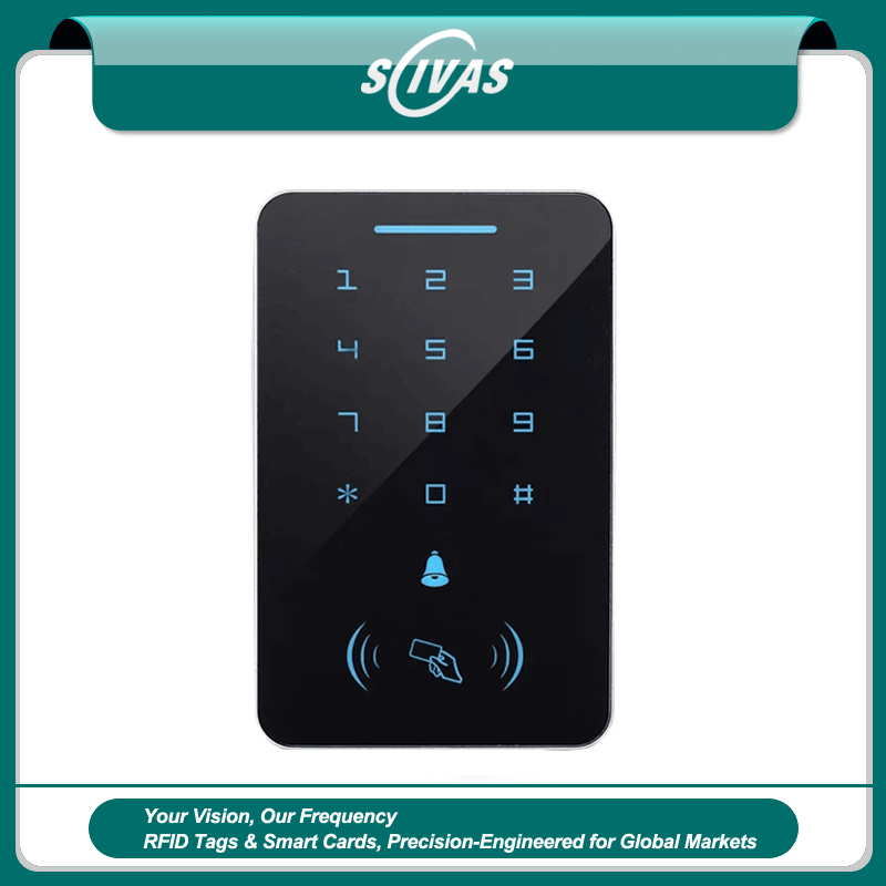 Terminal NFC cu tastatură pentru control acces uși