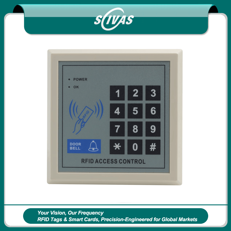 Terminal RFID impermeabil cu tastatură pentru control acces