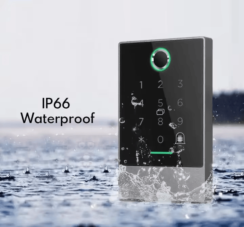 Imagine care evidențiază dispunerea antenei pentru terminalul biometric WiFi cloud din aplicații Biometric Access Control Terminals.