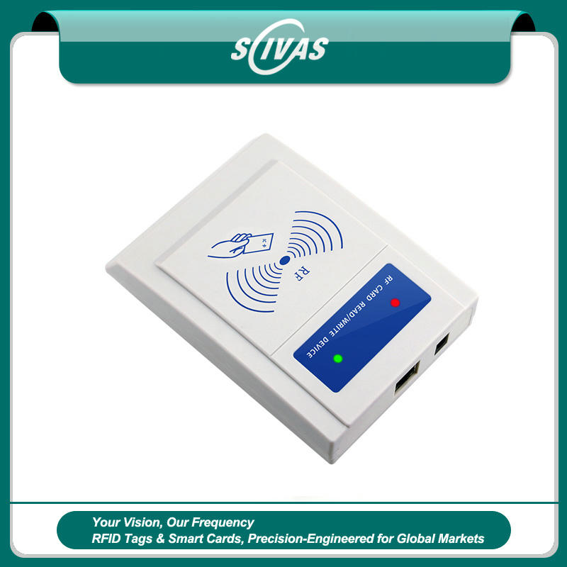 Cititorul RFID de rețea alb din seria ka-tcp-001 are un design curat pentru sistemele moderne de control al accesului la birou și de gestionare a prezenței