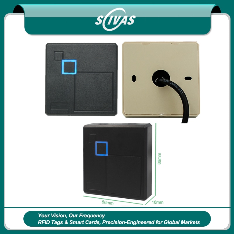 Cititor RFID RS485/RS232 pentru control uși