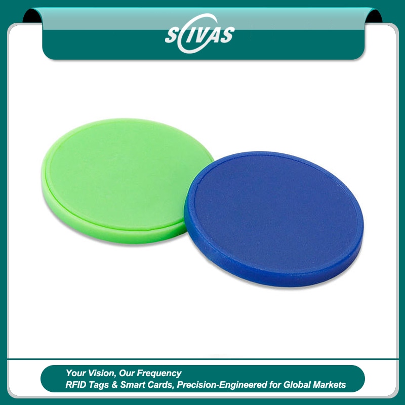 Taguri RFID ABS compacte pentru puncte de rond